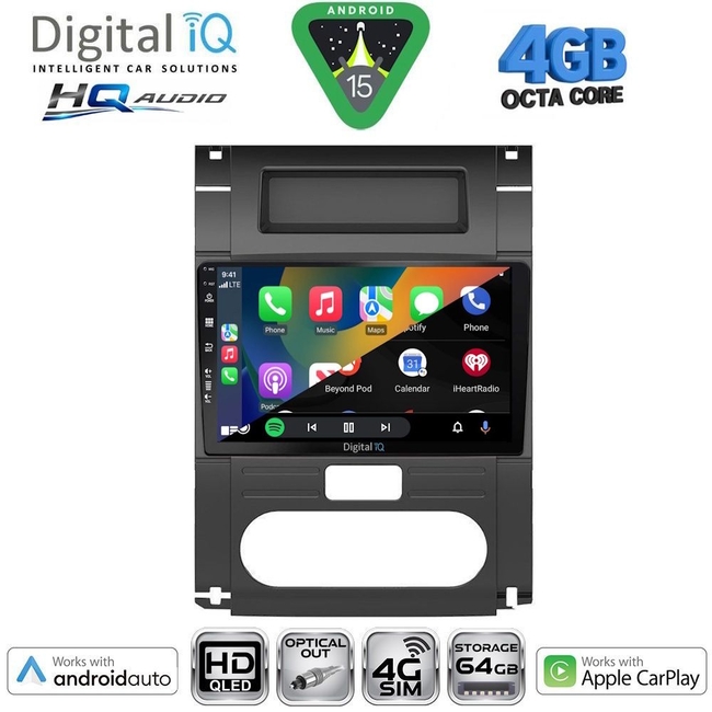 DIGITAL IQ BXK 19477_CPAA (10inc) MULTIMEDIA TABLET for NISSAN XTRAIL mod. 2007-2013
