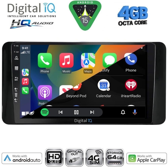 DIGITAL IQ BXK 19586_CPAA (10inc) MULTIMEDIA TABLET for SKODA KAMIQ mod. 2018-2026