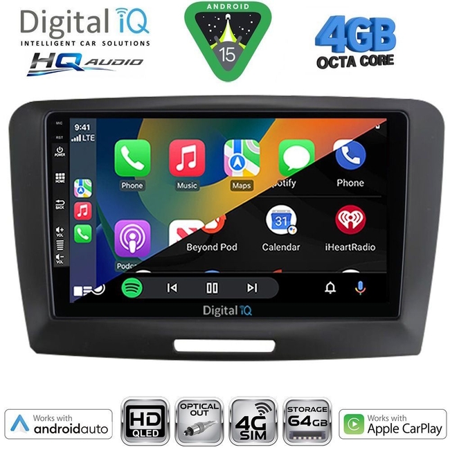 DIGITAL IQ BXK 19604A_CPAA (9inc) MULTIMEDIA TABLET for SKODA SUPERB mod. 2008-2015