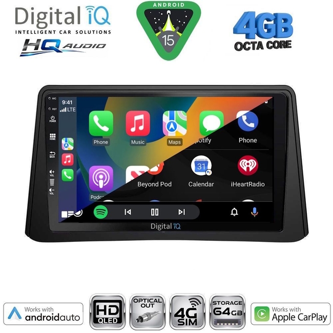 DIGITAL IQ BXK 19496_CPAA (9inc) MULTIMEDIA TABLET for OPEL MOKKA mod. 2012-2015
