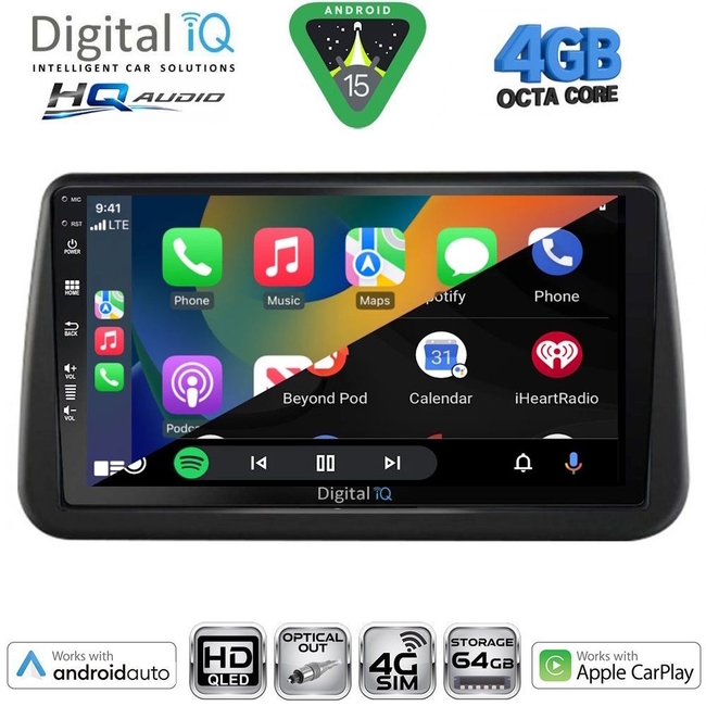 DIGITAL IQ BXK 19494_CPAA (9inc) MULTIMEDIA TABLET for OPEL MERIVA mod. 2010-2017