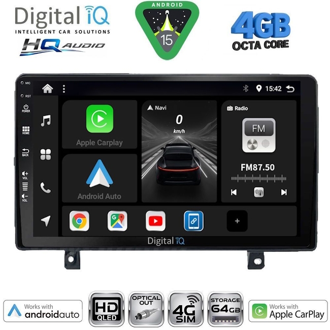 DIGITAL IQ BXK 19485_CPAA (9inc) MULTIMEDIA TABLET for OPEL ASTRA H mod.2004-2010