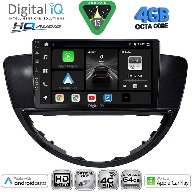 DIGITAL IQ BXK 19660_CPAA (9inc) MULTIMEDIA TABLET for SUBARU TRIBECA mod. 2007-2014