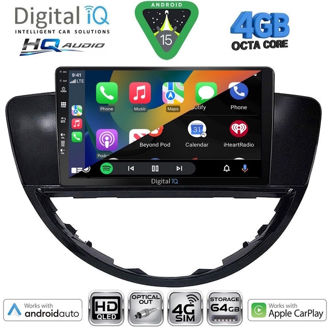 DIGITAL IQ BXK 19660_CPAA (9inc) MULTIMEDIA TABLET for SUBARU TRIBECA mod. 2007-2014