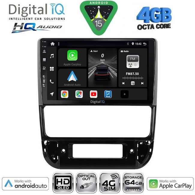 DIGITAL IQ BXK 19516_CPAA (9inc) MULTIMEDIA TABLET for PEUGEOT 406 mod. 1998-2004