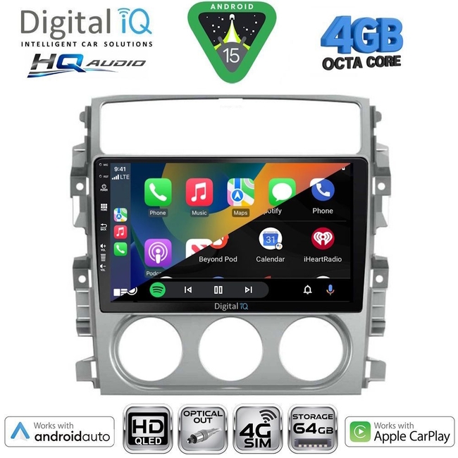 DIGITAL IQ BXK 19681_CPAA (9inc) MULTIMEDIA TABLET for SUZUKI LIANA mod. 2001-2007