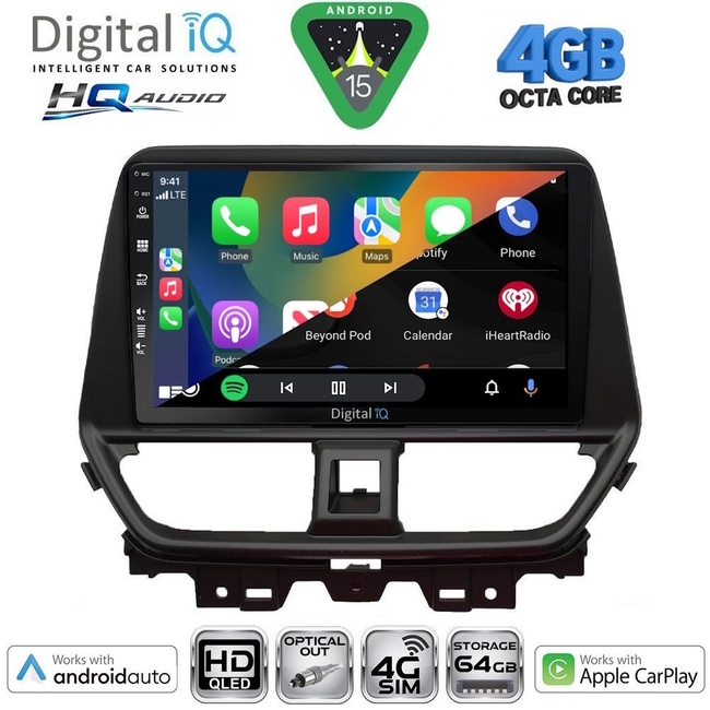 DIGITAL IQ BXK 19673_CPAA (9inc) MULTIMEDIA TABLET for SUZUKI BALENO mod. 2022-2026