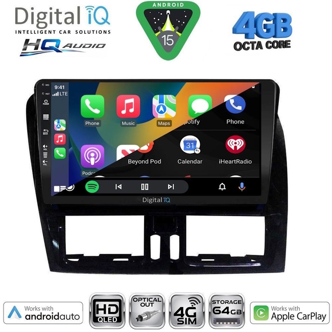 DIGITAL IQ BXK 19787_CPAA (9inc) MULTIMEDIA TABLET for VOLVO XC60 mod. 2009-2017