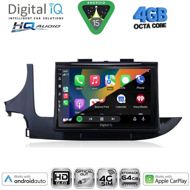 DIGITAL IQ BXK 19497_CPAA (9inc) MULTIMEDIA TABLET for OPEL MOKKA mod. 2016-2021