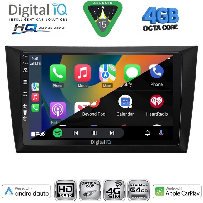 DIGITAL IQ BXK 19746_CPAA  (9inc) MULTIMEDIA TABLET for GOLF 6 mod. 2009-2012
