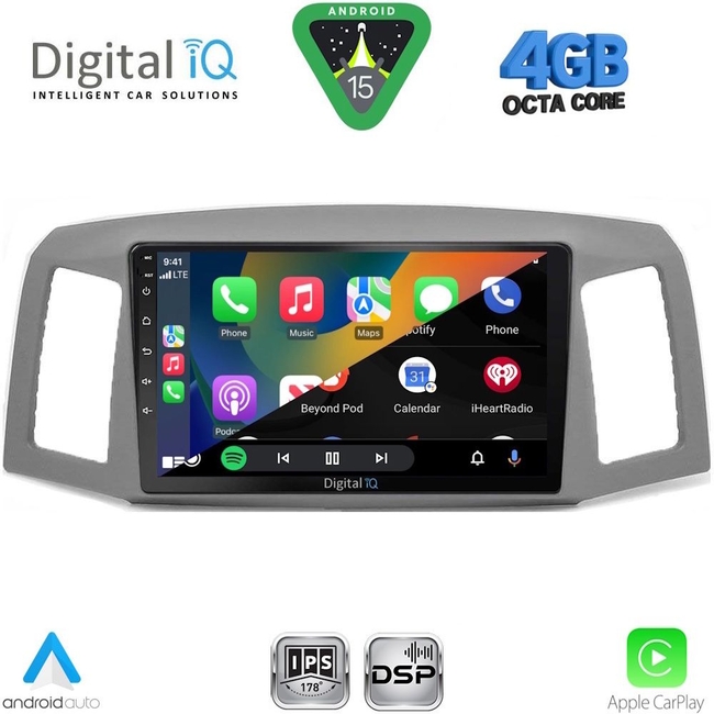 DIGITAL IQ RSG 6281_CPA (10inc) MULTIMEDIA TABLET for JEEP GRAND CHEROKEE mod. 2005-2007
