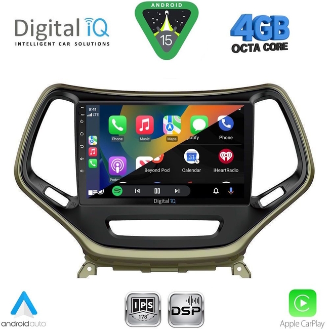 DIGITAL IQ RSG 6273_CPA (10inc) MULTIMEDIA TABLET for JEEP CHEROKEE mod. 2014-2024