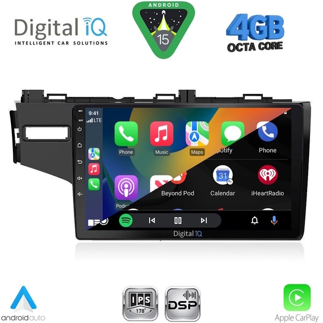 DIGITAL IQ RSG 6212_CPA (10inc) MULTIMEDIA TABLET for HONDA JAZZ mod. 2013-2019