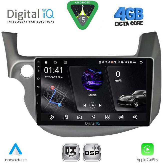 DIGITAL IQ RSG 6211_CPA (10inc) MULTIMEDIA TABLET for HONDA JAZZ mod. 2008-2012