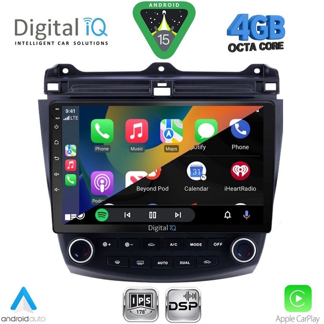 DIGITAL IQ RSG 6182_CPA (10inc) MULTIMEDIA TABLET for HONDA ACCORD mod. 2003-2007