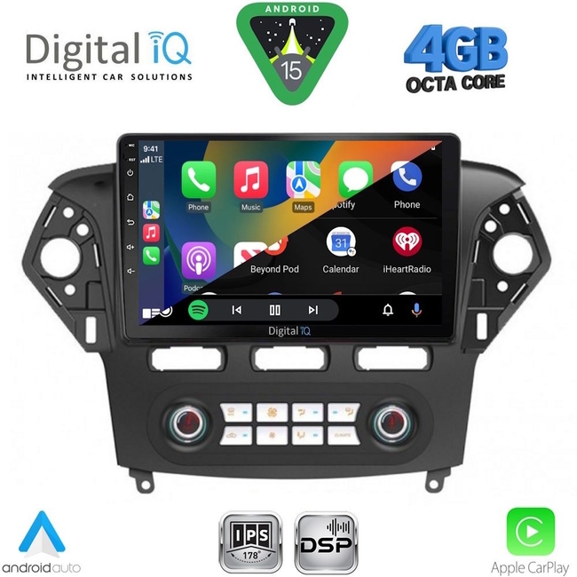 DIGITAL IQ RSG 6163_CPA CLIMA (10inc) MULTIMEDIA TABLET for FORD MONDEO mod. 2011-2013