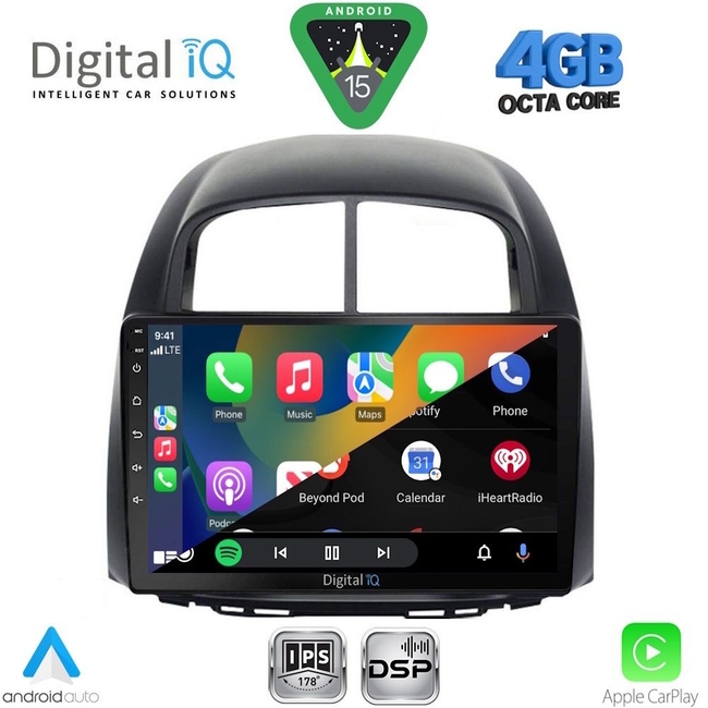DIGITAL IQ RSG 6124_CPA (10inc) MULTIMEDIA TABLET for DAIHATSU SIRION mod. 2006-2012