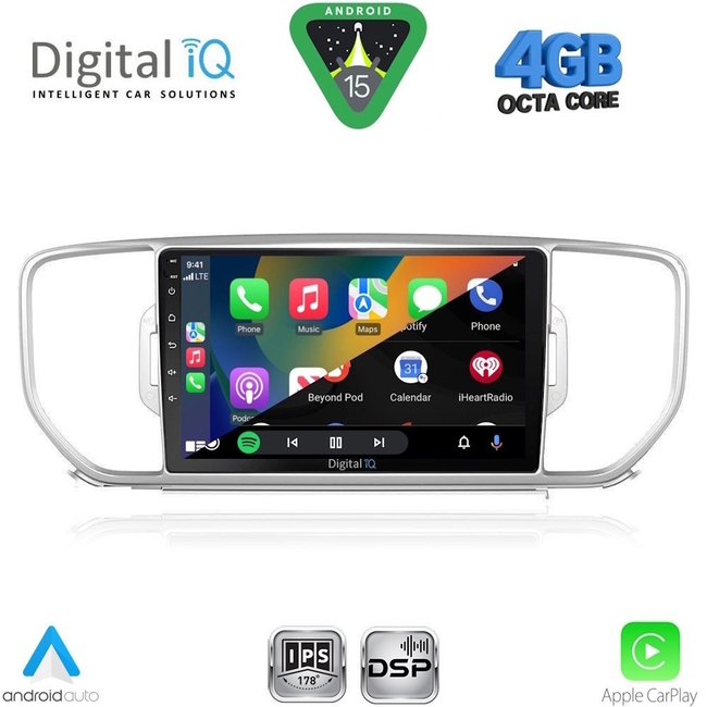 DIGITAL IQ RSG 6326_CPA (9inc) MULTIMEDIA TABLET for KIA SPORTAGE mod. 2015-2018