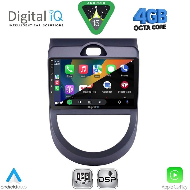 DIGITAL IQ RSG 6320_CPA (9inc) MULTIMEDIA TABLET for KIA SOUL mod. 2008-2013