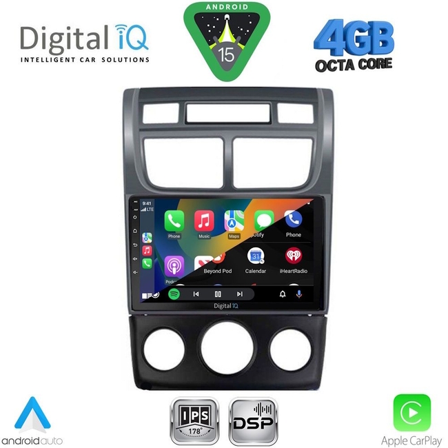 DIGITAL IQ RSG 6320_CPA (9inc) MULTIMEDIA TABLET for KIA SOUL mod. 2008-2013