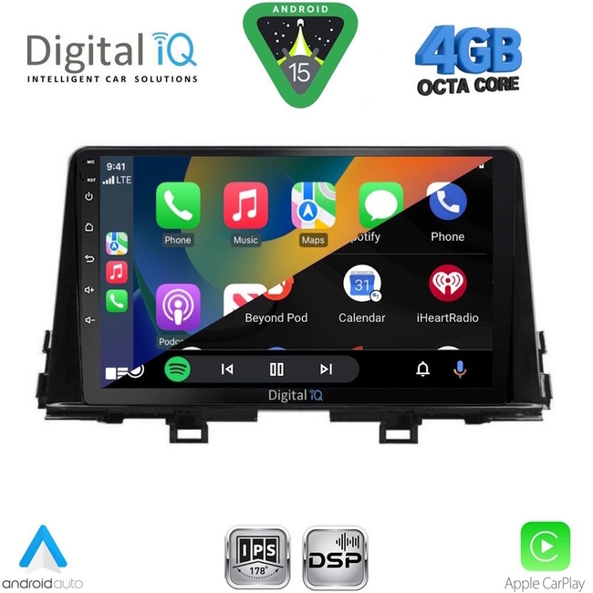DIGITAL IQ RSG 6310_CPA (9inc) MULTIMEDIA TABLET for KIA PICANTO mod. 2021-2026