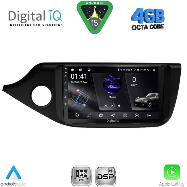 DIGITAL IQ RSG 6300_CPA (9inc) MULTIMEDIA TABLET for KIA CEED  mod. 2006-2009