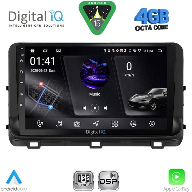 DIGITAL IQ RSG 6300_CPA (9inc) MULTIMEDIA TABLET for KIA CEED  mod. 2006-2009