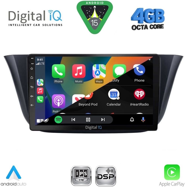 DIGITAL IQ RSG 6265_CPA (9inc) MULTIMEDIA TABLET for IVECO DAILY mod. 2014-2024