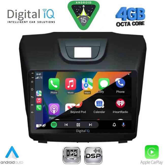DIGITAL IQ RSG 6255_CPA (9inc) MULTIMEDIA TABLET for ISUZU DMAX mod. 2012-2020