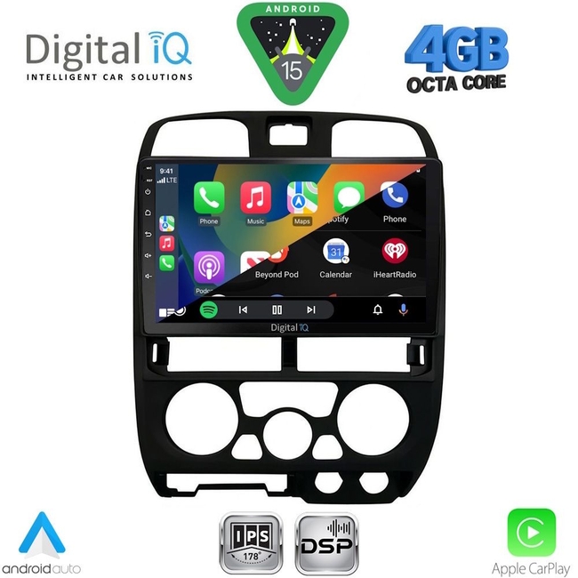 DIGITAL IQ RSG 6253BL_CPA (9inc) MULTIMEDIA TABLET for ISUZU D-MAX mod. 2002-2008 (BLACK)