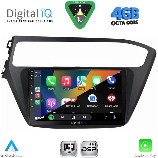 DIGITAL IQ RSG 6230_CPA (9inc) MULTIMEDIA TABLET for HYUNDAI i20 mod. 2018-2021