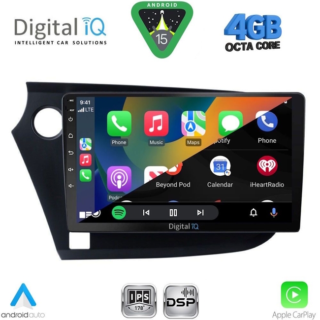 DIGITAL IQ RSG 6205_CPA (9inc) MULTIMEDIA TABLET for HONDA INSIGHT mod. 2009-2014