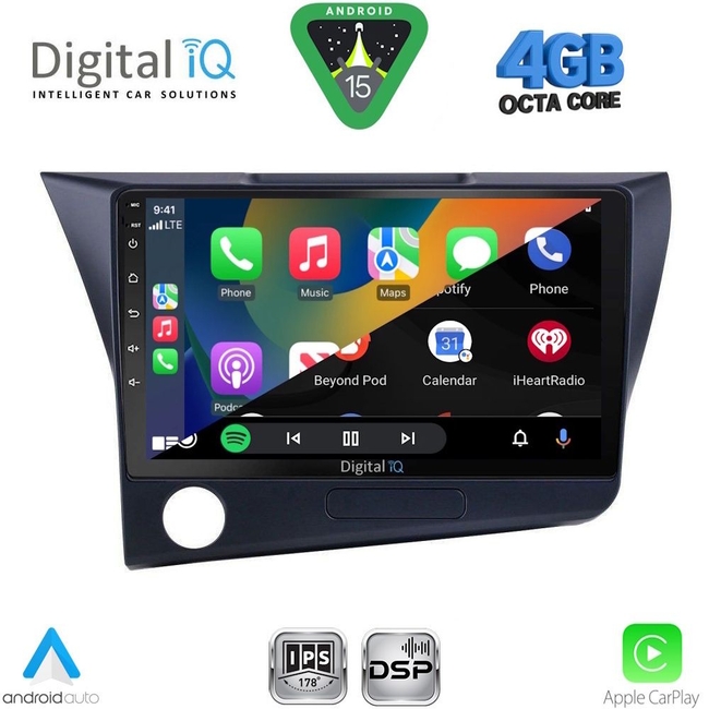 DIGITAL IQ RSG 6203_CPA (9inc) MULTIMEDIA TABLET for HONDA CRZ mod. 2010-2016