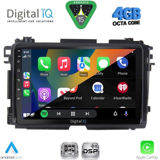 DIGITAL IQ RSG 6201_CPA (9inc) MULTIMEDIA TABLET for HONDA HRV mod. 2015-2021
