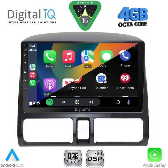 DIGITAL IQ RSG 6196_CPA CLIMA (9inc) MULTIMEDIA TABLET for HONDA CRV mod. 1996-2006