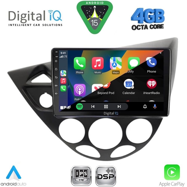 DIGITAL IQ RSG 6169_CPA  (9inc) MULTIMEDIA TABLET for FORD FOCUS mod. 1998-2004