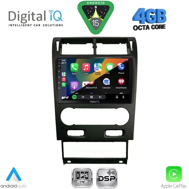 DIGITAL IQ RSG 6161A_CPA (9inc) MULTIMEDIA TABLET for FORD MONDEO mod. 2003-2006