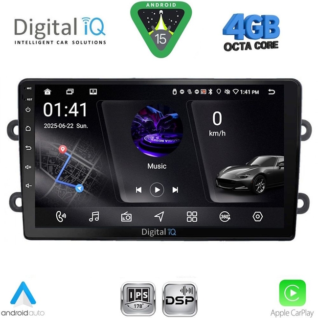 DIGITAL IQ RSG 6102_CPA (9inc) MULTIMEDIA TABLET for DACIA DUSTER mod. 2012-2019