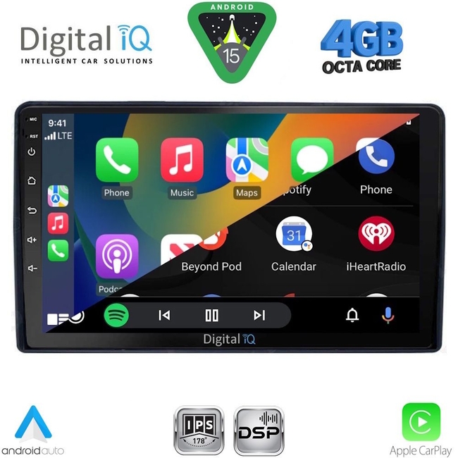 DIGITAL IQ RSG 6081_CPA (9inc) MULTIMEDIA TABLET for CITROEN – PEUGEOT mod. 2008-2018