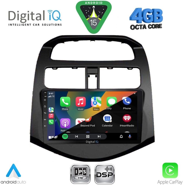 DIGITAL IQ RSG 6078_CPA (9inc) MULTIMEDIA TABLET for CHEVROLET SPARK mod. 2009-2015