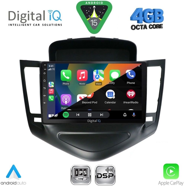 DIGITAL IQ RSG 6076_CPA (9inc) MULTIMEDIA TABLET for CHEVROLET CRUZE mod. 2008-2012