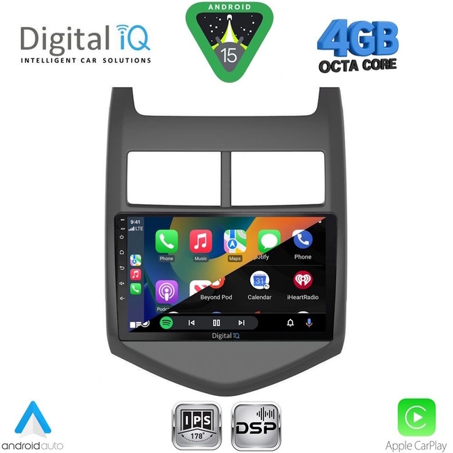 DIGITAL IQ RSG 6074_CPA (9inc) MULTIMEDIA TABLET for CHEVROLET AVEO mod. 2011-2014