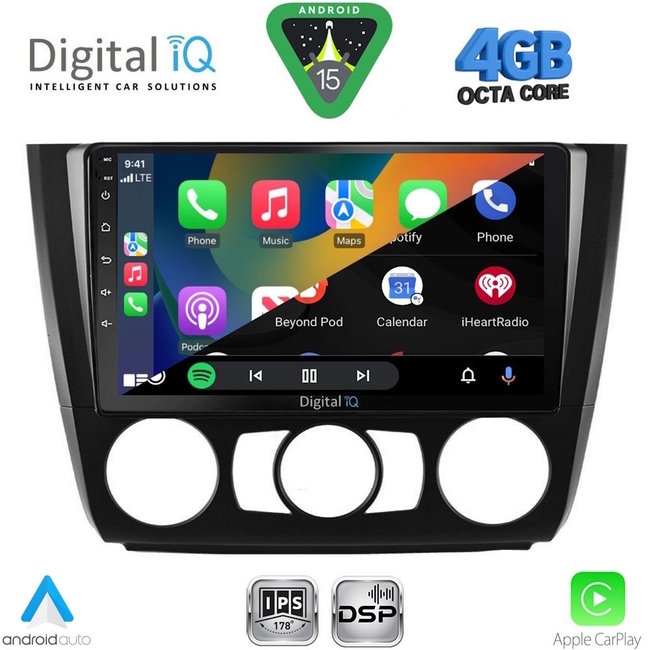DIGITAL IQ RSG 6040_CPA A/C (9inc) MULTIMEDIA TABLET for BMW S.1  E81-82-87-88 mod. 2004-2013