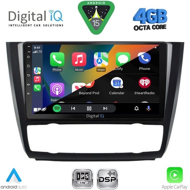 DIGITAL IQ RSG 6040_CPA CLIMA (9inc) MULTIMEDIA TABLET for BMW S.1  E81-82-87-88 mod. 2004-2013