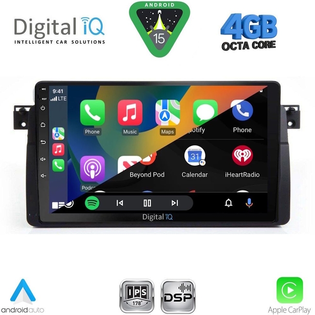 DIGITAL IQ RSG 6042_CPA (9inc) MULTIMEDIA TABLET for BMW E46 mod. 1998-2005