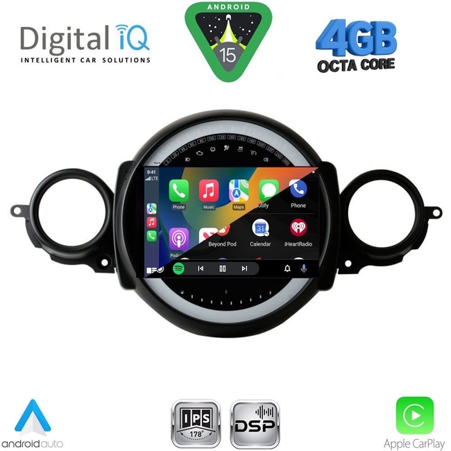 DIGITAL IQ RSG 6063_CPA (9inc) MULTIMEDIA TABLET for MINI COOPER (R50-R52-R53) mod. 2000-2006