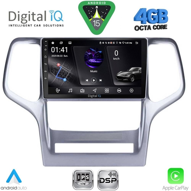 DIGITAL IQ RSG 6282_CPA (9inc) MULTIMEDIA TABLET for JEEP GRAND CHEROKEE mod. 2011-2014