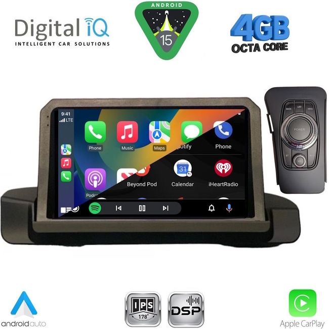 DIGITAL IQ RSG 6044_CPA (9inc) MULTIMEDIA TABLET for BMW S.3 (E90-91-92) mod. 2005-2012