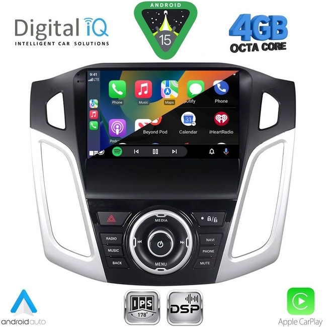 DIGITAL IQ RSG 6157_CPA (9inc) MULTIMEDIA TABLET for FORD FOCUS mod. 2011-2018