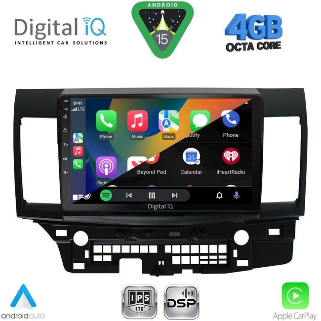 DIGITAL IQ RSG 6434_CPA (10inc) MULTIMEDIA TABLET for MITSUBISHI LANCER mod. 2008-2017